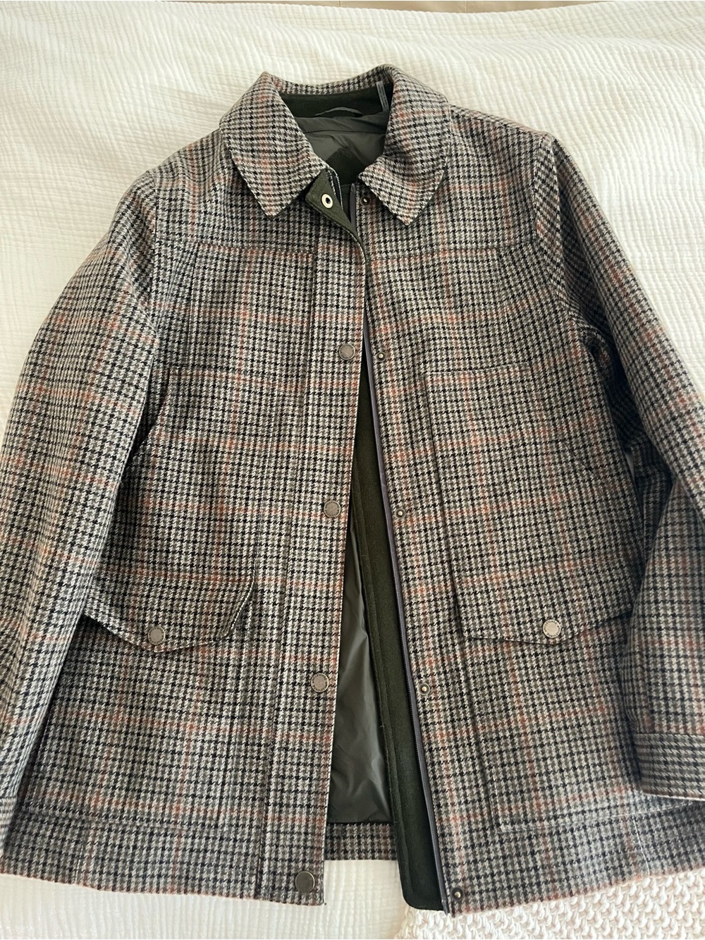 Pendleton Missoula Jacket - Brown Tweed - Women's Large - Picture 3 of 7